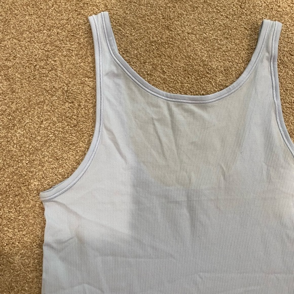 Lululemon tank, casual. High neck. Light blue. Never worn! - Picture 2 of 4